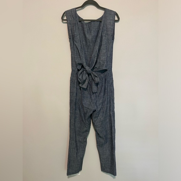 Ozma of California Blue Chambray Matador Jumpsuit, size small - Picture 5 of 7